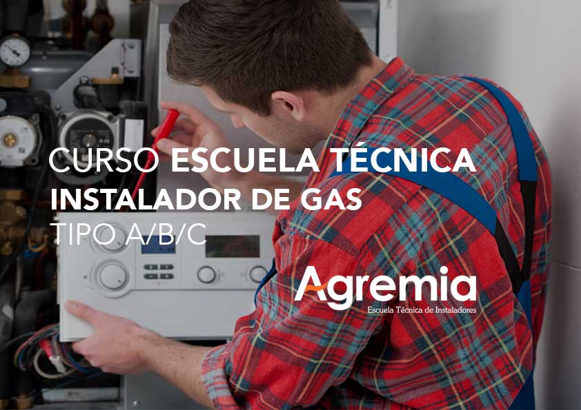 Curso Instalador de Gas tipo A/B/C